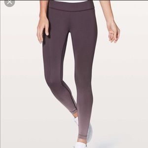 NWOT Lululemon Ombré Leggings Boysenberry Size 4